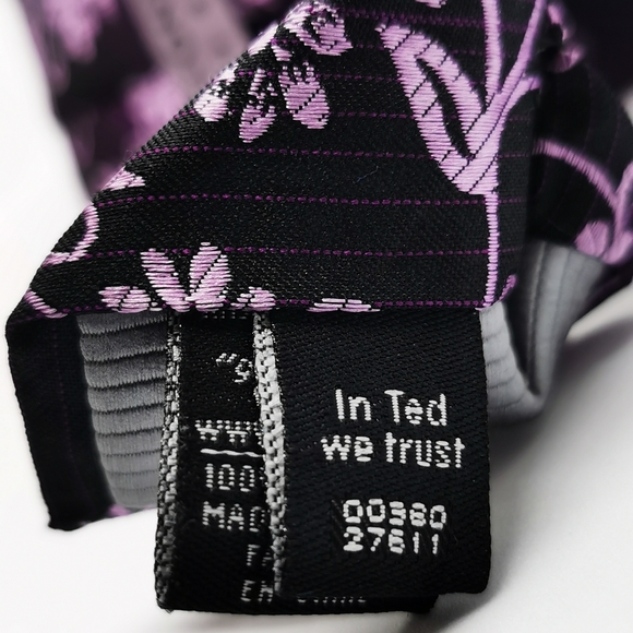 Ted Baker Silk Tie, Ted Baker KNOTTED - Picture 4 of 5